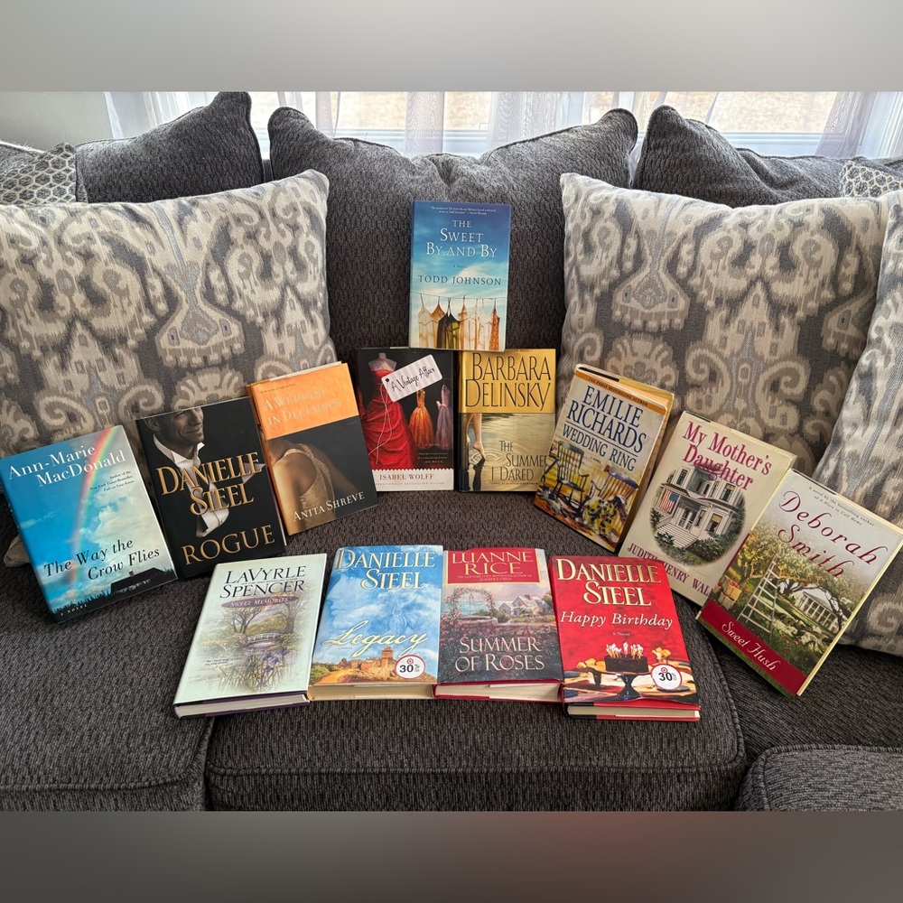 Various Romance Novels Hardback Books Lot Of 13!